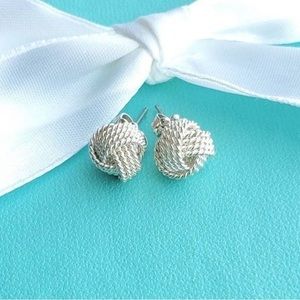 Tiffany knot earrings